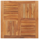 Tömör tíkfa asztallap 90 x 90 x 2,5 cm 2