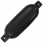 4 darab fekete PVC csónak lökhárító Ø 16 x 58 cm 3