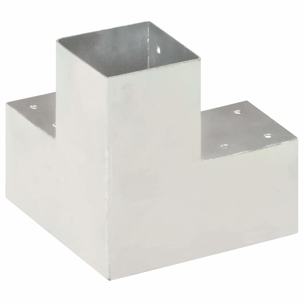 4 darab Y alakú horganyzott fém oszloptartó 91 x 91 mm 4