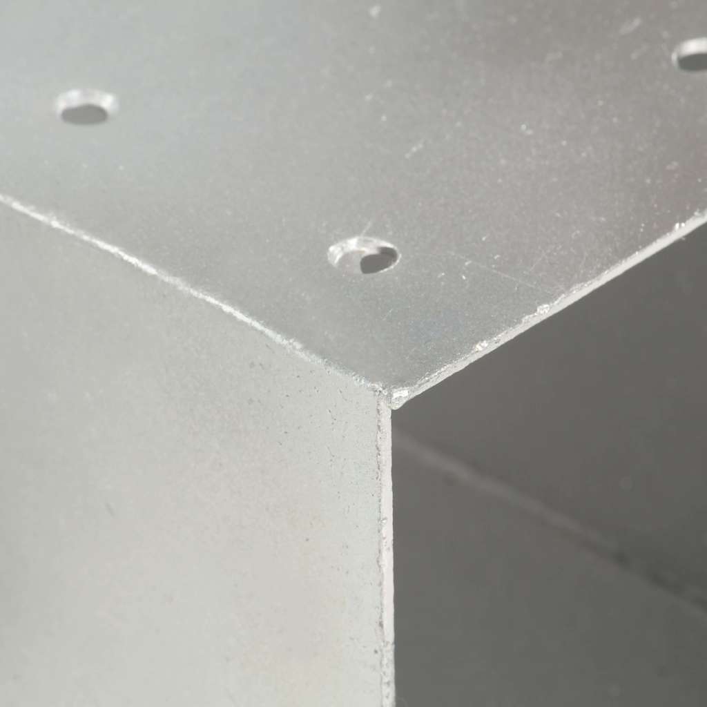 4 darab Y alakú horganyzott fém oszloptartó 91 x 91 mm 5