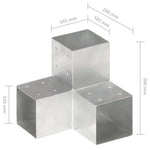 Y alakú horganyzott fém oszloptartó 101 x 101 mm 5