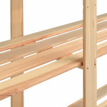 2 db 5-szintes tömör fenyő tárolópolc 500 kg 170 x 38 x 170 cm 6