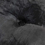 Antracitszürke kerek bársony puff 40 x 20 cm 3