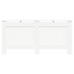 2 db fehér MDF radiátorburkolat 172 x 19 x 81,5 cm 5