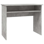 Betonszürke szerelt fa íróasztal 90 x 50 x 74 cm 2