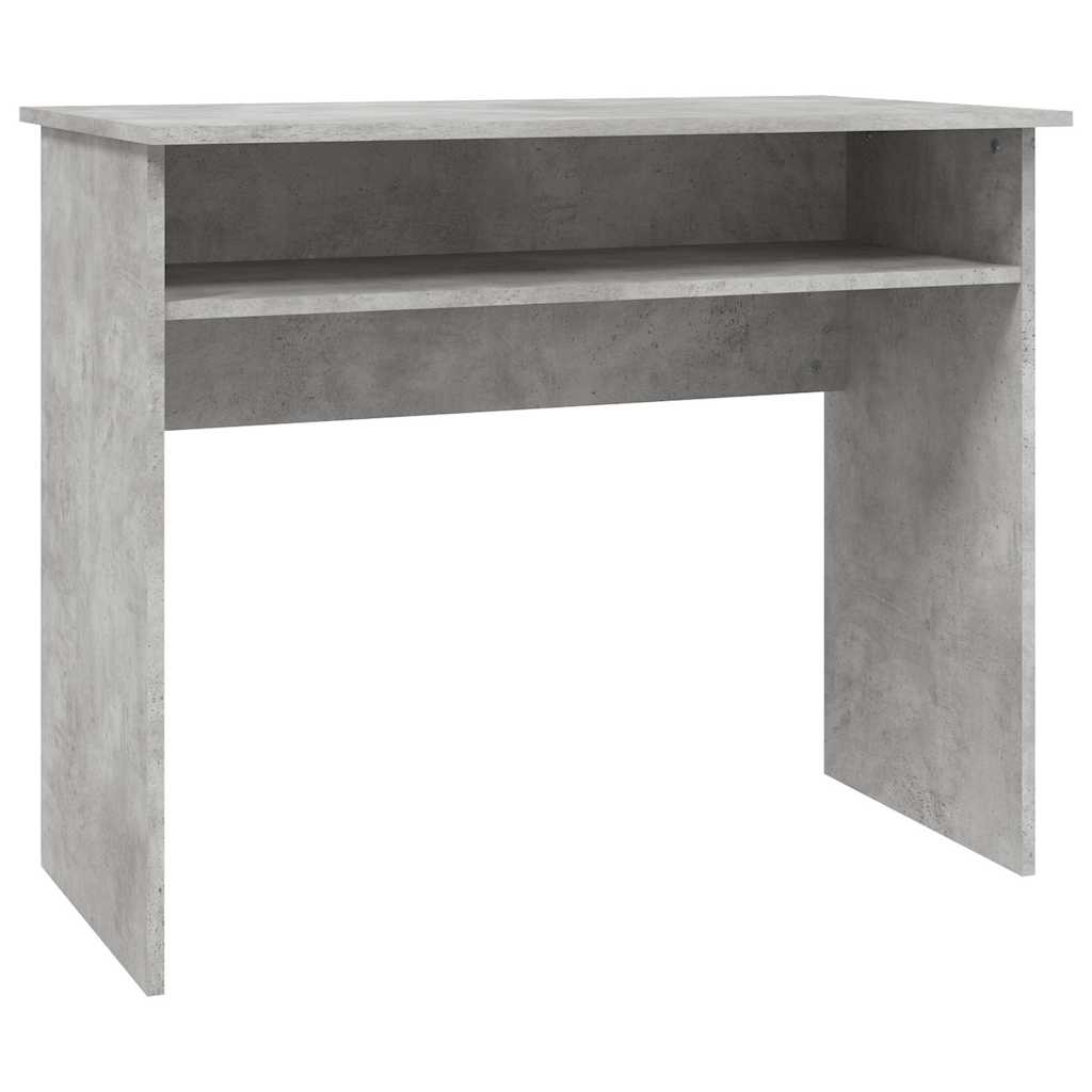 Betonszürke szerelt fa íróasztal 90 x 50 x 74 cm 2