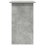 Betonszürke szerelt fa íróasztal 80 x 45 x 74 cm 5