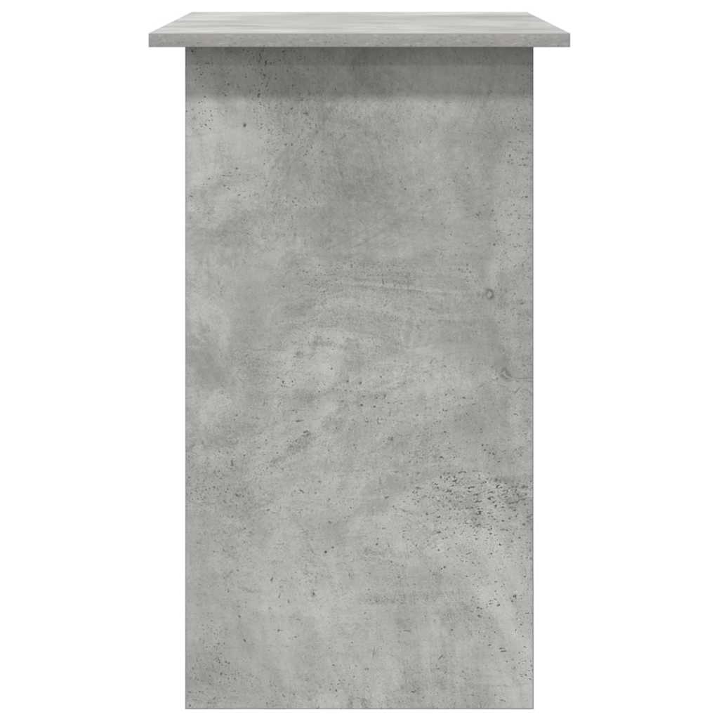 Betonszürke szerelt fa íróasztal 80 x 45 x 74 cm 5