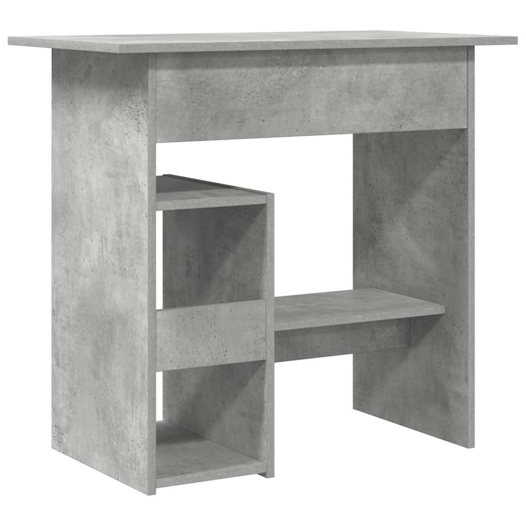 Betonszürke szerelt fa íróasztal 80 x 45 x 74 cm 6