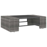 2 részes szürke polyrattan kerti ülőgarnitúra 3