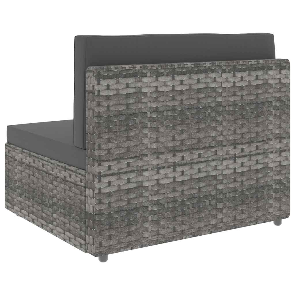 2 részes szürke polyrattan kerti ülőgarnitúra 8