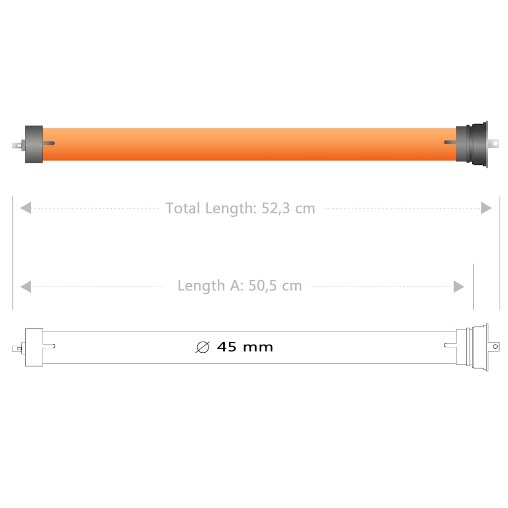 5 db csőmotor 50 Nm 6