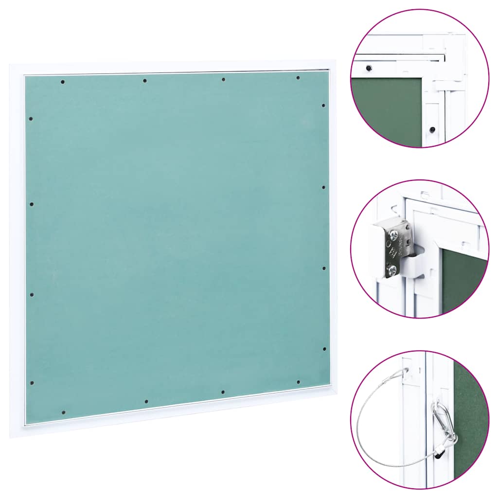 Alumínium keretes és gipszkartonos hozzáférési panel 700x700 mm
