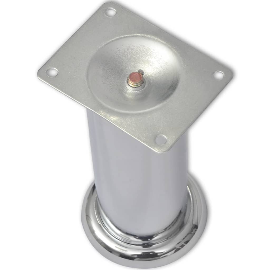 8 darab kerek króm kanapéláb 180 mm 3