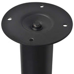4 db fekete teleszkópos asztalláb 710 mm - 1100 mm 4