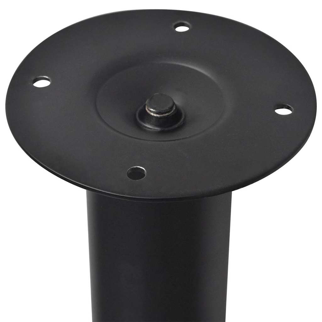 4 db fekete teleszkópos asztalláb 710 mm - 1100 mm 4