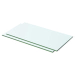 2 db átlátszó panel üvegpolc 50 x 20 cm