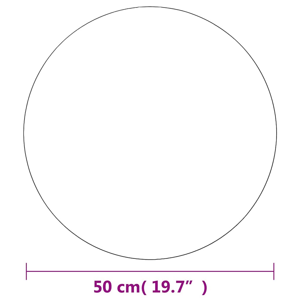 2 db kerek üveg falitükör 50 cm 6