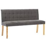 Szürke bársony pad 140 cm 2