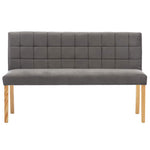 Szürke bársony pad 140 cm 3
