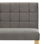 Szürke bársony pad 140 cm 6