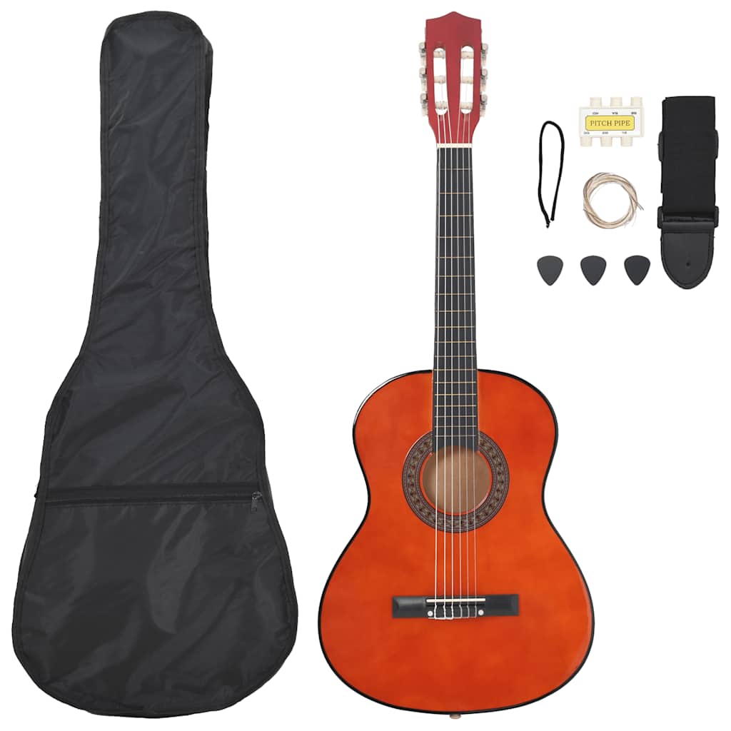 8 részes klasszikus gitárszett kezdőknek 3/4 36"