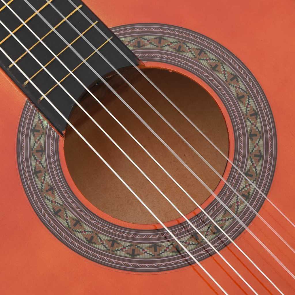 8 részes klasszikus gitárszett kezdőknek 3/4 36" 7