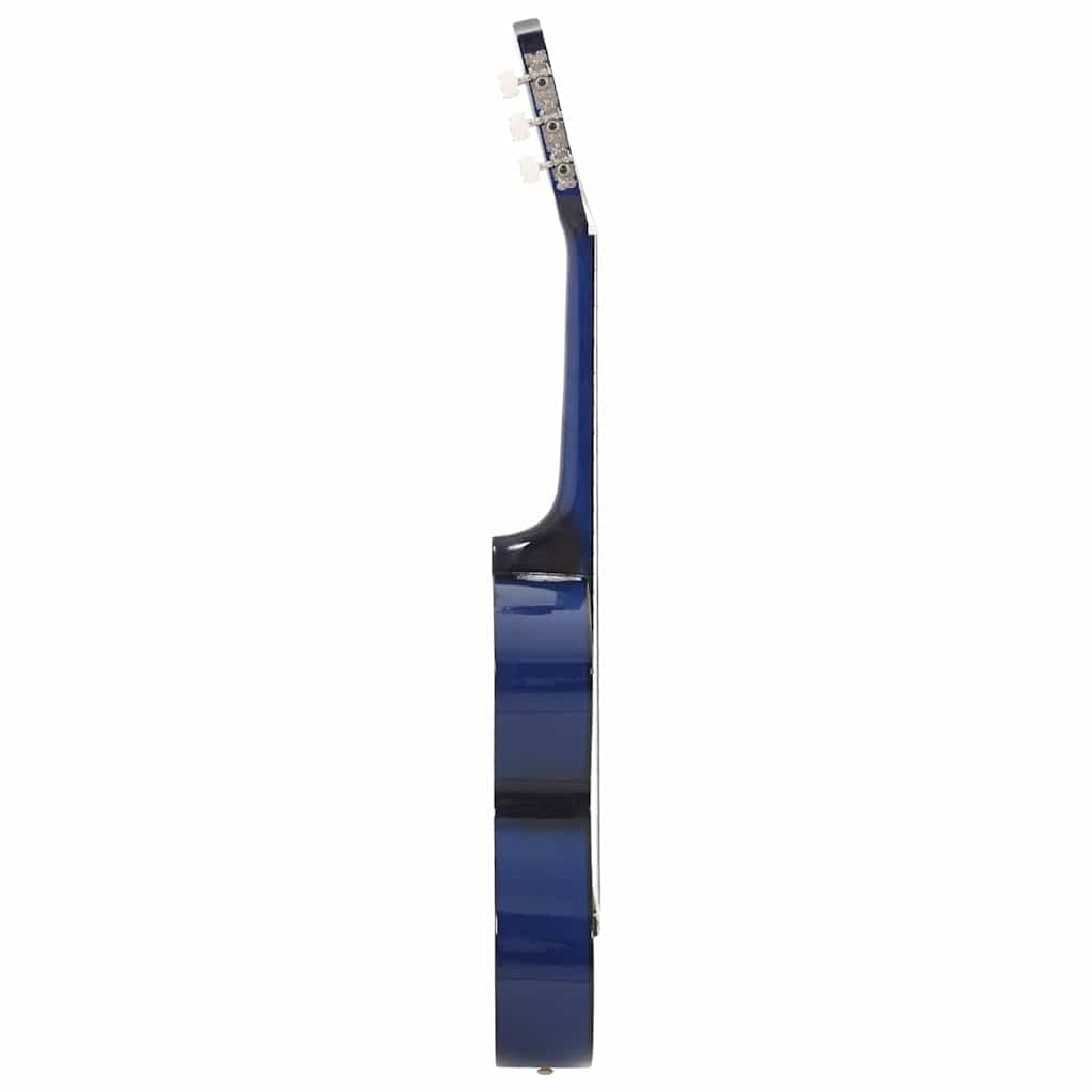 8 darabos kék klasszikus gitárszett kezdőknek 1/2 34" 5