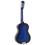8 darabos kék klasszikus gitárszett kezdőknek 1/2 34" 6