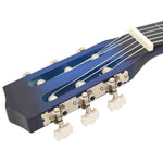 8 darabos kék klasszikus gitárszett kezdőknek 1/2 34" 9