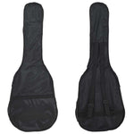 8 darabos fekete klasszikus gitár kezdőkészlet 1/2 34" 4