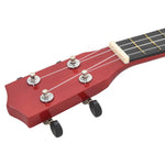 Természetes soprano ukulele készlet táskával gyerekeknek 21" 7