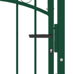 Zöld acél kerítéskapu EMMEN tüskékkel 104 x 109,5 cm 4