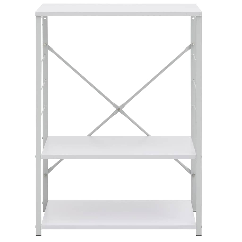 Fehér szerelt fa mikrohullámú szekrény 60 x 39,6 x 79,5 cm 3