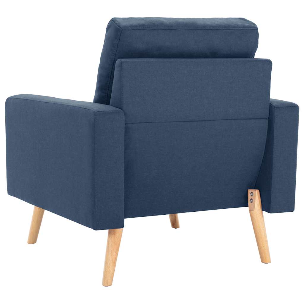 Kék szövetfotel 5