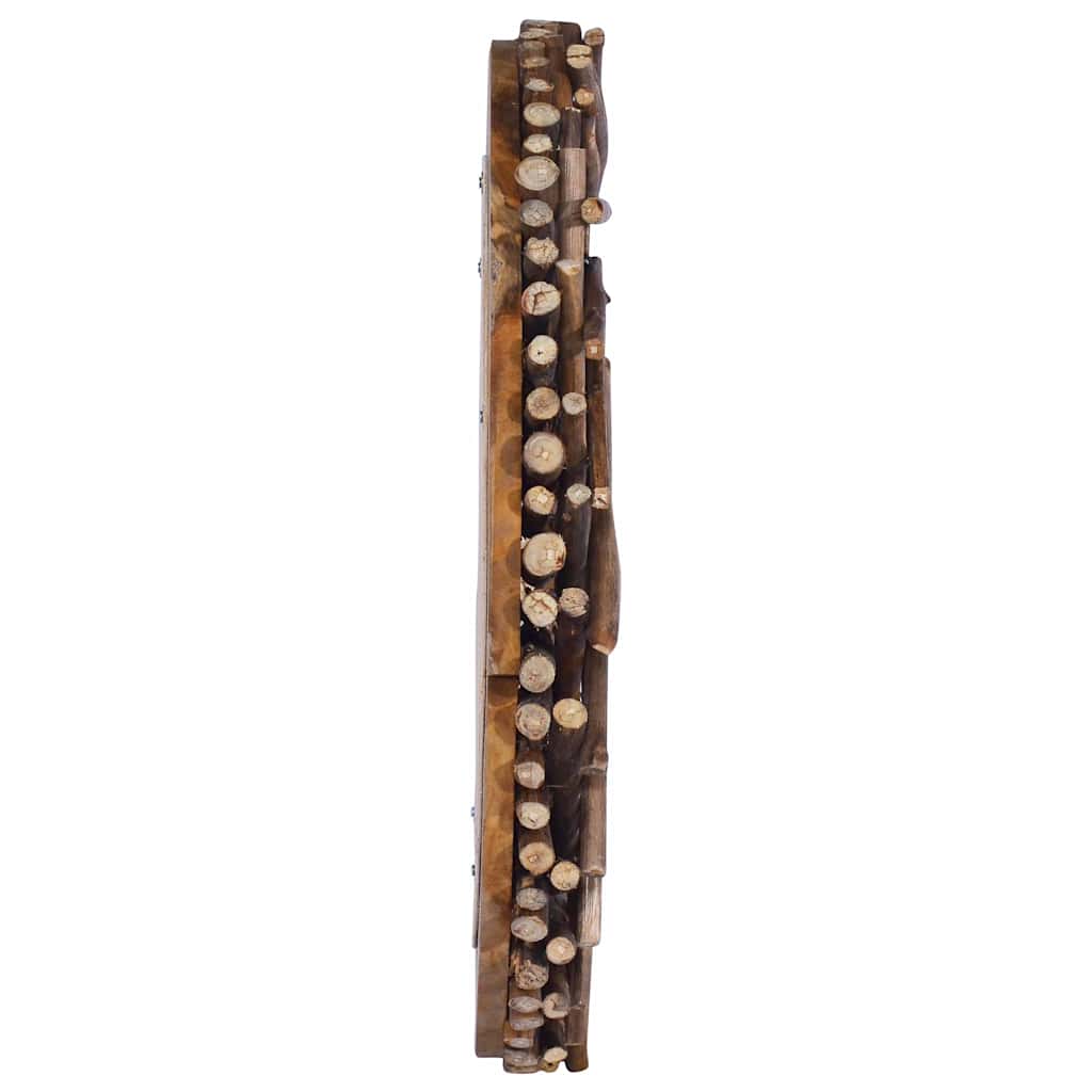 Kör alakú tíkfa falitükör 60 cm 3