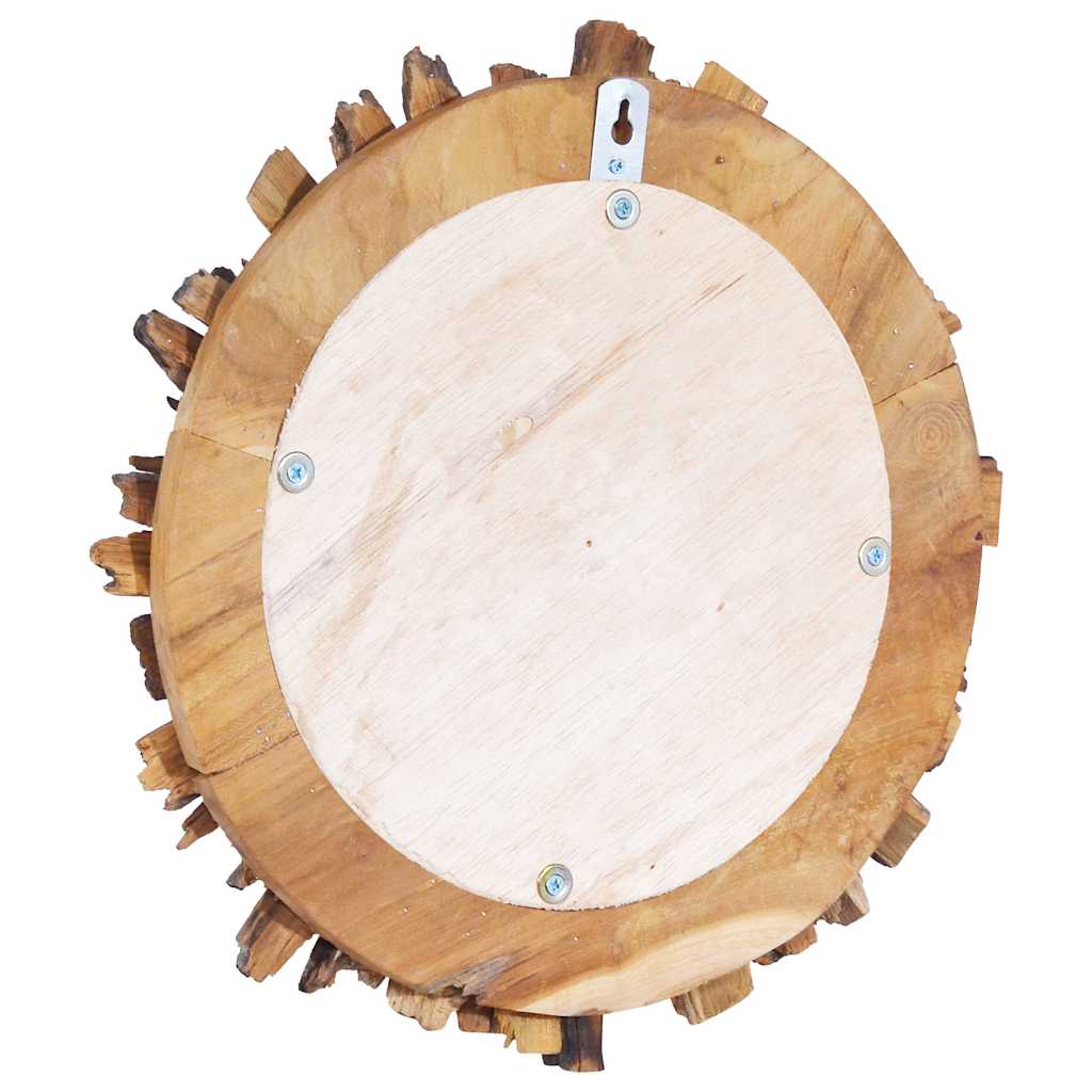 Kör alakú tíkfa falitükör 60 cm 4