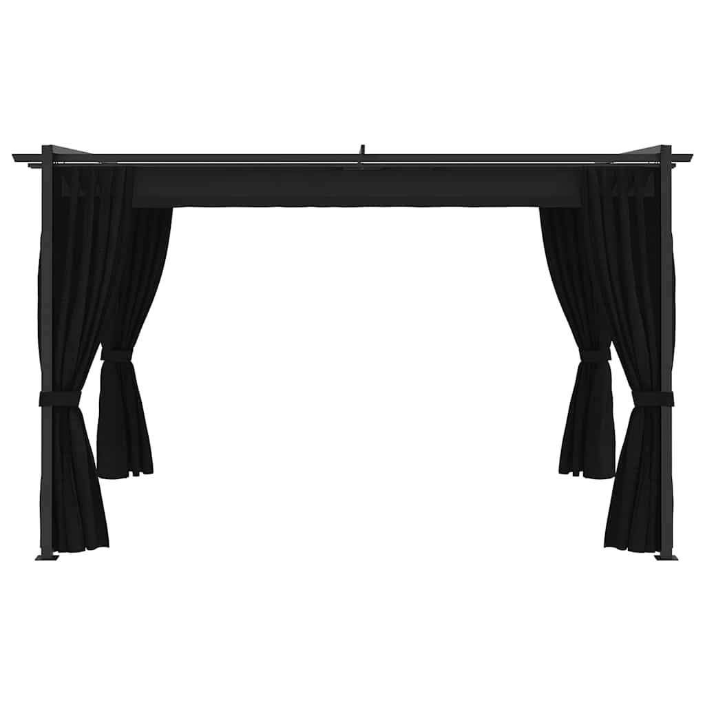 Antracitszürke pavilon 4 x 3 m 2