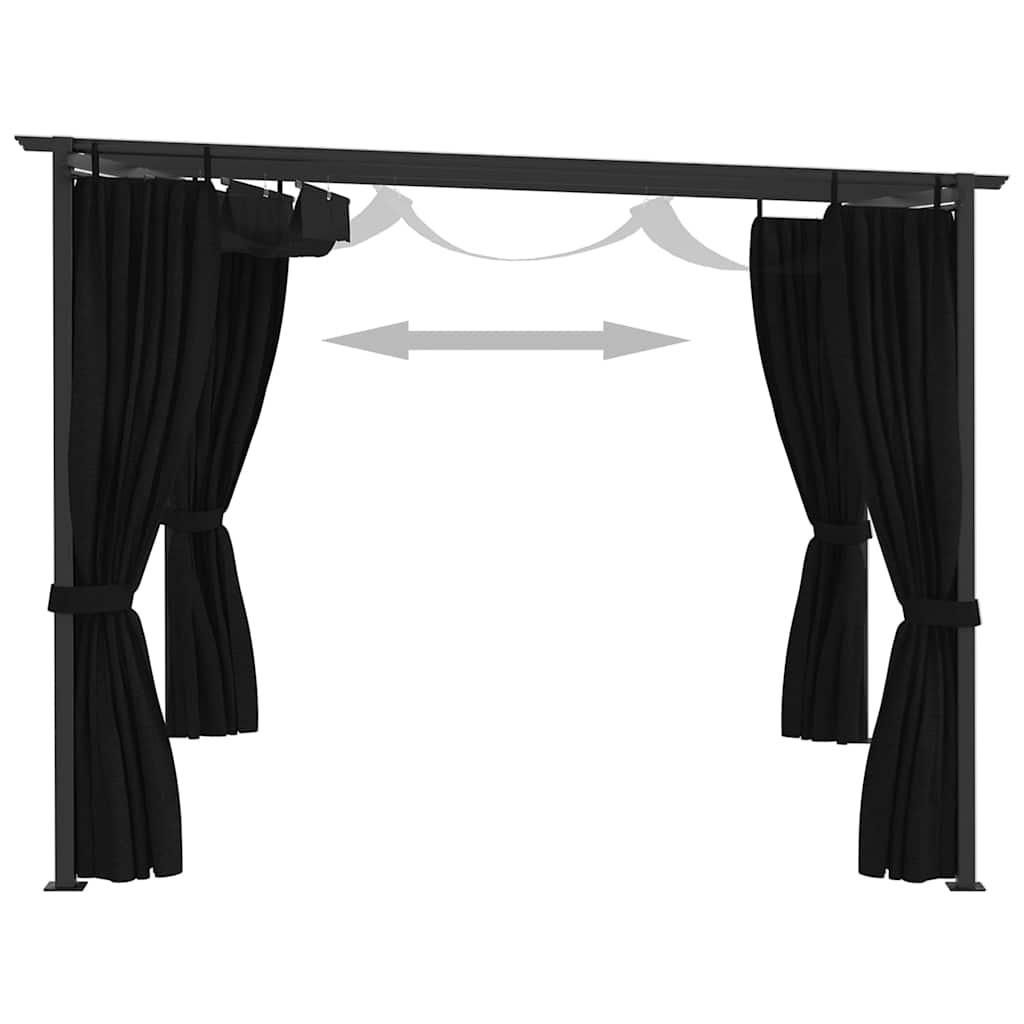 Antracitszürke pavilon 4 x 3 m 6