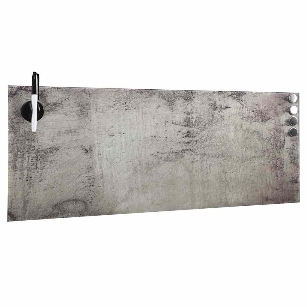 Falra szerelhető mágneses üvegtábla 60 x 20 cm 2