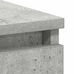 Betonszürke szerelt fa íróasztal 90 x 45 x 76 cm 9