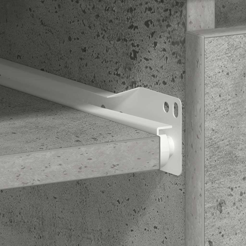Betonszürke szerelt fa íróasztal 90 x 45 x 76 cm 10