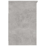 Betonszürke szerelt fa fiókos szekrény 40 x 50 x 76 cm 5
