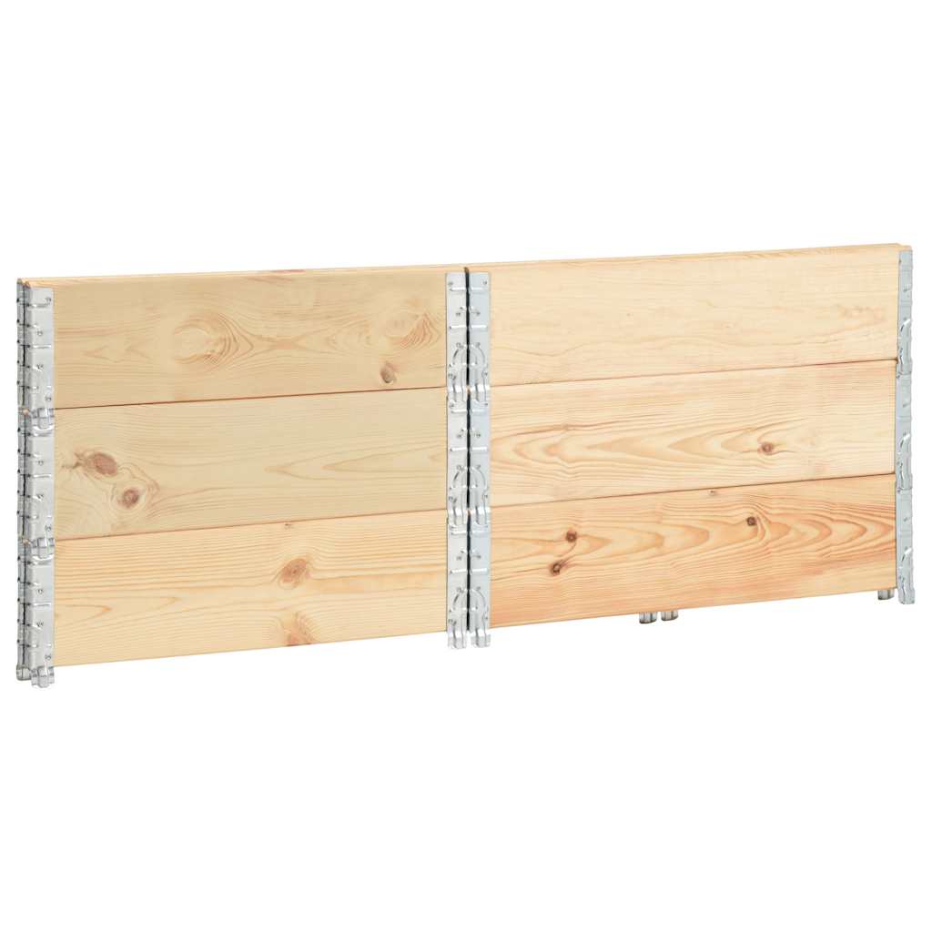 3 db tömör fenyőfa raklapmagasító 100 x 100 cm 4