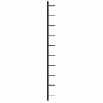 Fekete fém falra szerelhető bortartó állvány 10 palacknak 6