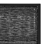 8 részes antracitszürke kerti polyrattan ülőgarnitúra párnákkal 10