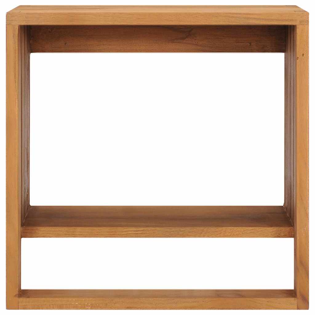 Tömör tíkfa falra szerelhető törölközőtartó 35 x 20 x 35 cm 2