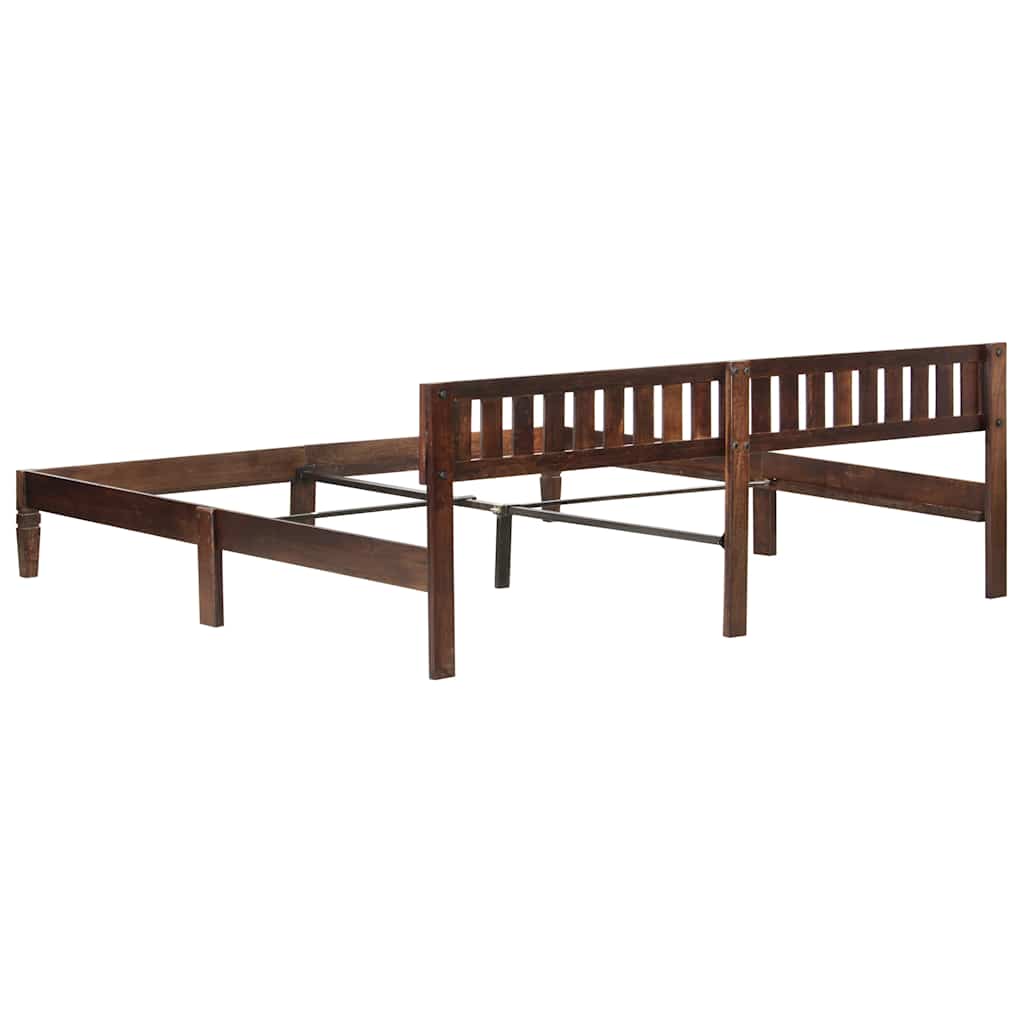 Tömör mangófa ágykeret 200 cm 5