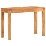Tömör akácfa konzolasztal mézszínű felülettel 110 x 40 x 76 cm 9