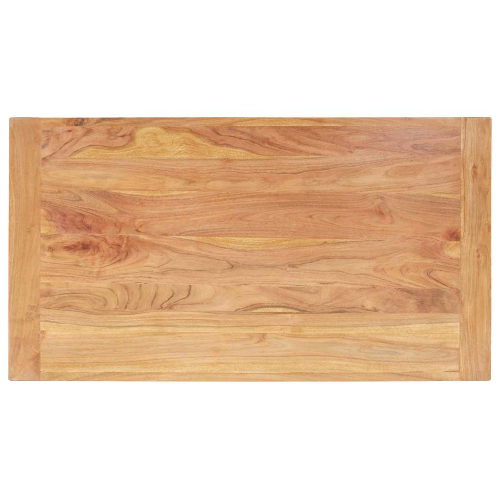 Tömör akácfa dohányzóasztal mézszínű felülettel 110x60x35 cm 3
